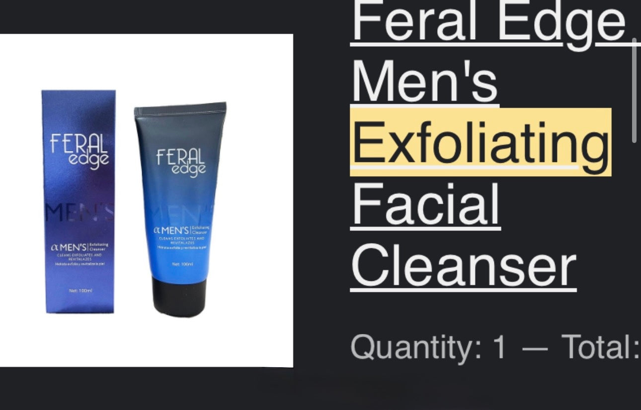Men’s Exfoliating Facial Cleanser