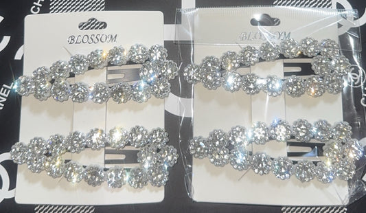 Rhinestone Hair Clips
