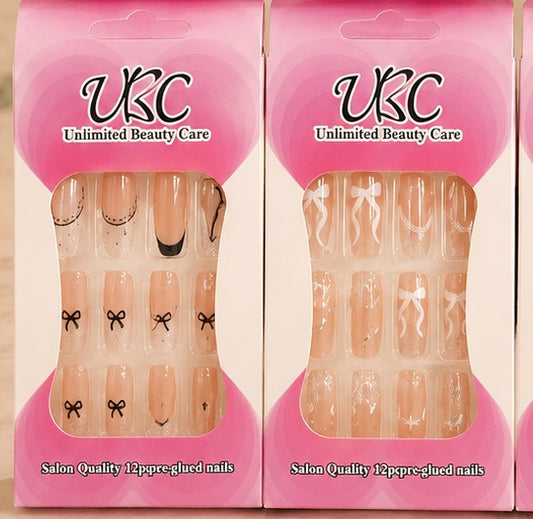UBC Salon Quality Pre-glued Nails Style #2