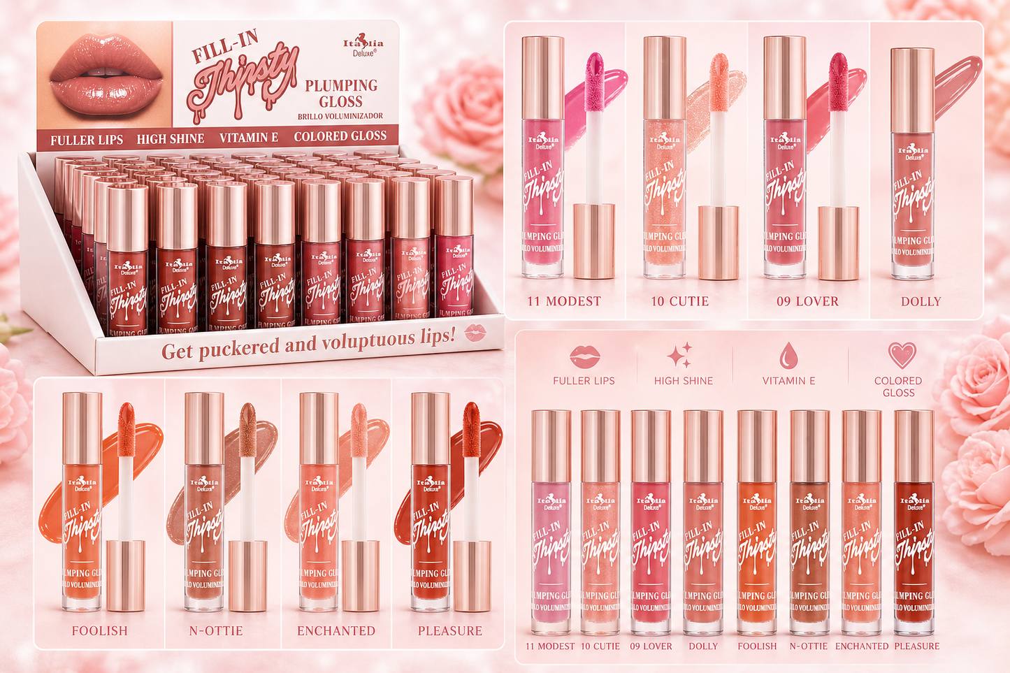 Italia Deluxe - Fill-In Thirsty Plumping Gloss