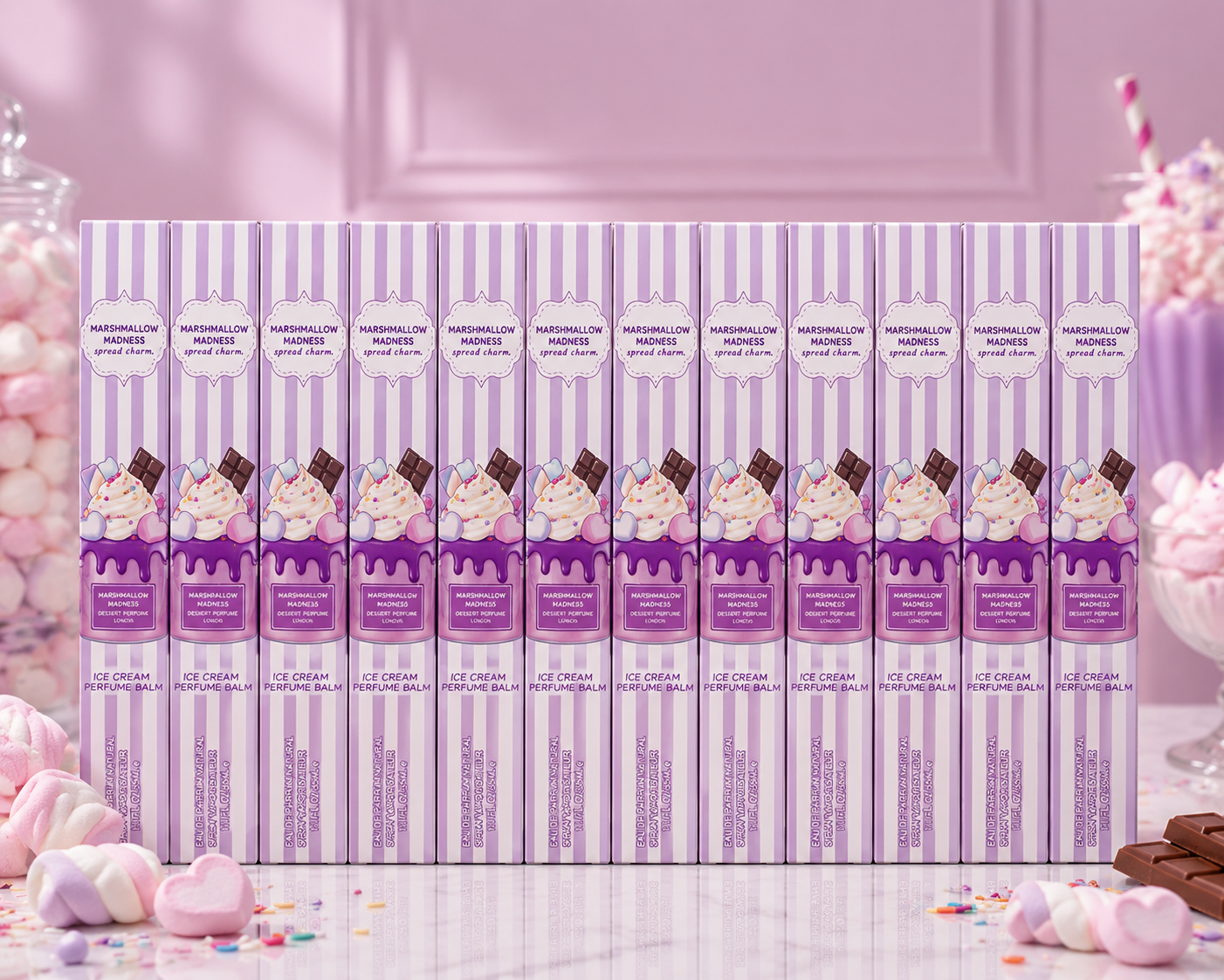 Marshmallow Madness Travel Size Perfume (Purple Dessert Collection)
