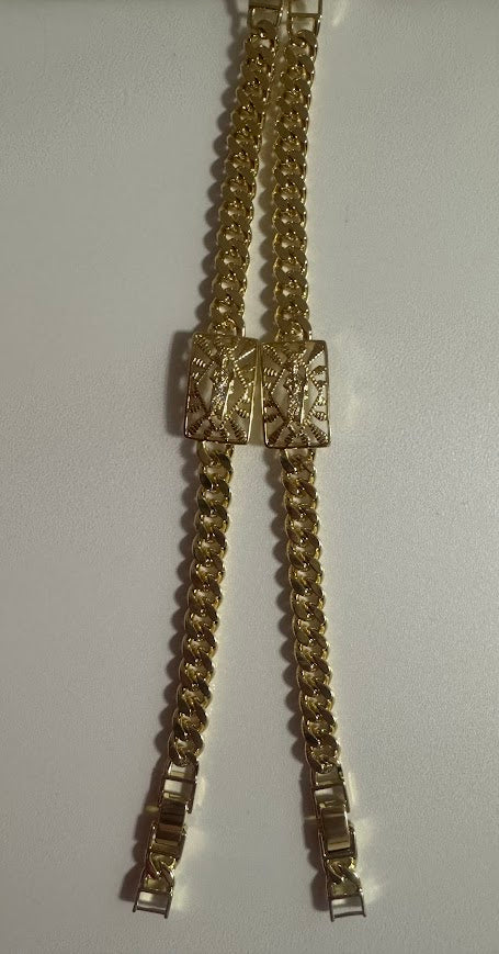 Gold-Tone St. Jude Cuban Link Bracelet