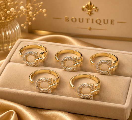 Laminated Gold C Ring