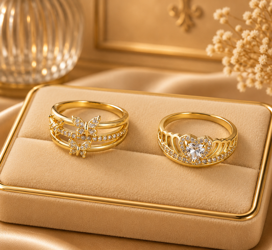 Laminated Gold Ring