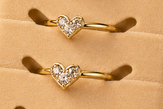Laminated Heart Ring
