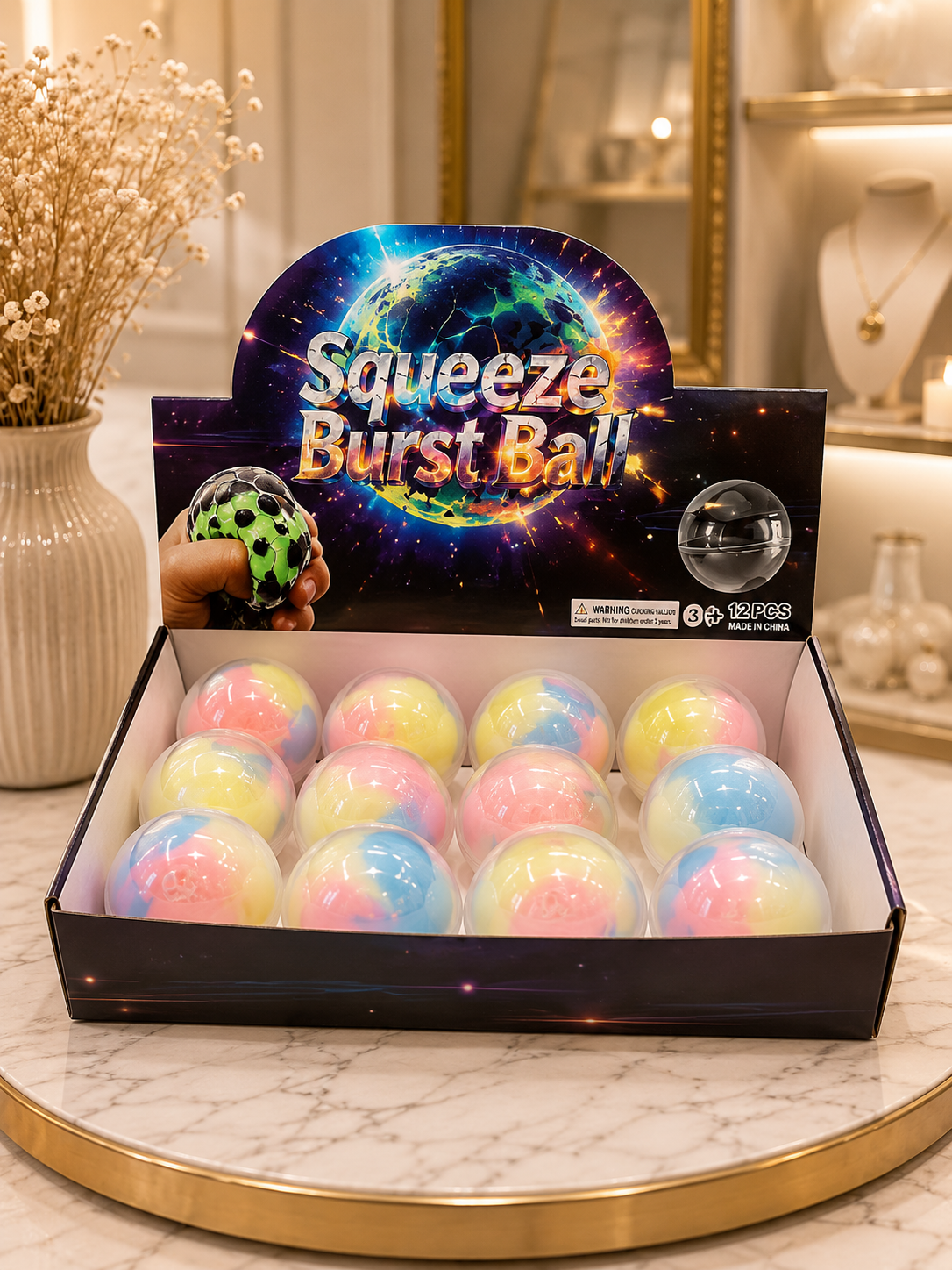 Squeeze Burst Ball