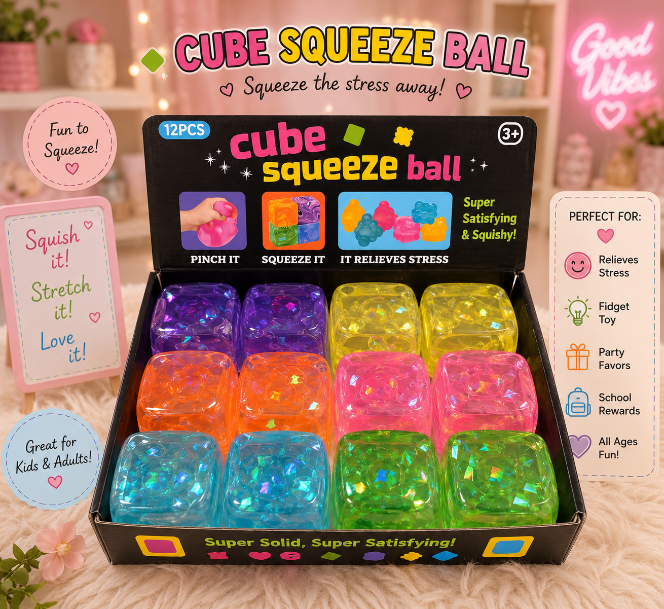 Squishy cube Box