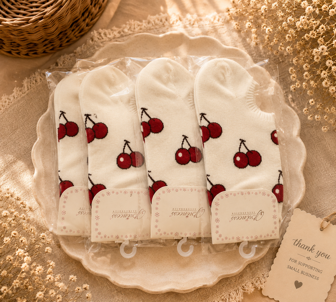 Cherry Socks