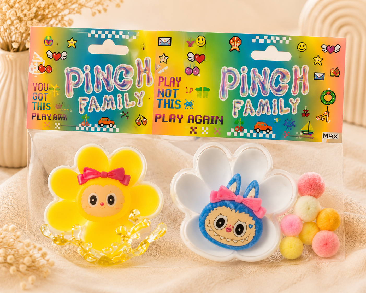 Labubu squishy Pinch Family Sale Price