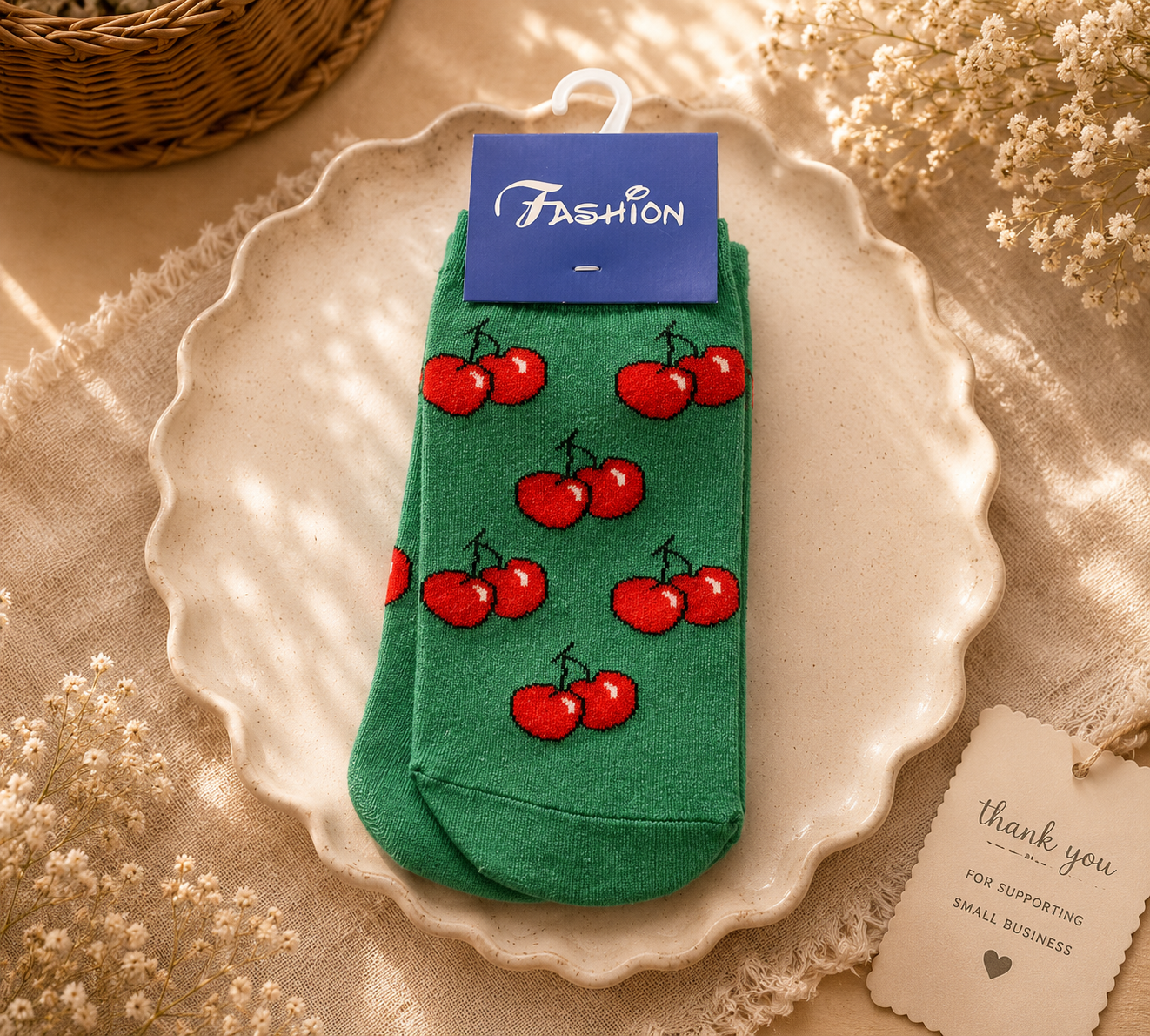 Cherry Socks