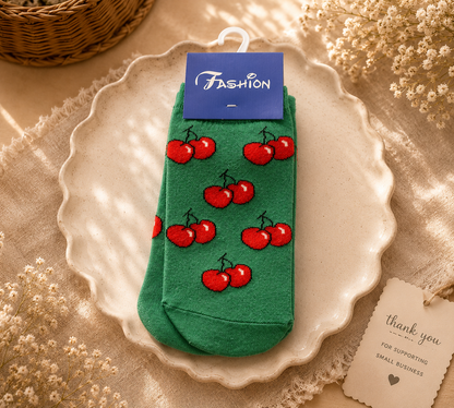 Cherry Socks