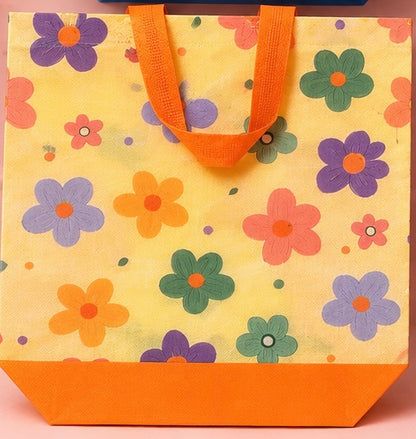 Flowered Reusable bag