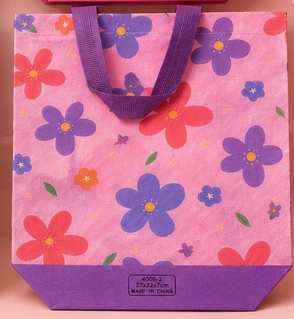 Flowered Reusable bag