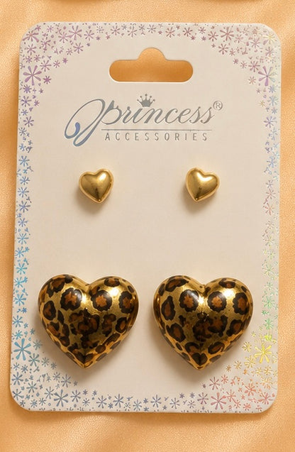 Leopard Print Earrings