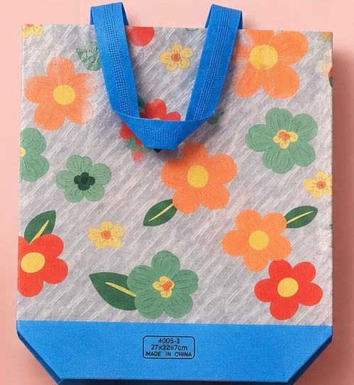 Flowered Reusable bag