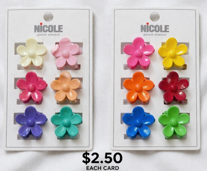 Mini hair clips