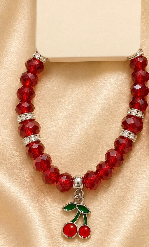 Cherry bracelet