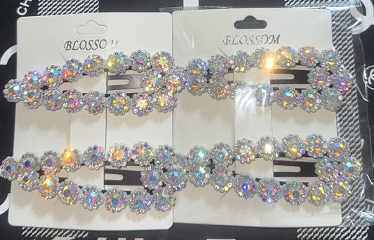 Rhinestone Hair Clips