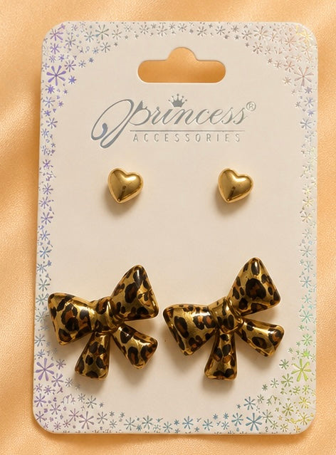 Leopard Print Earrings