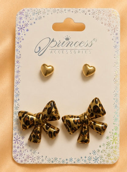 Leopard Print Earrings