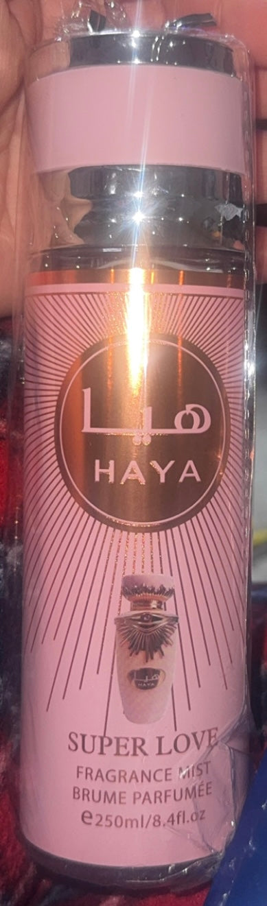 Body spray perfume