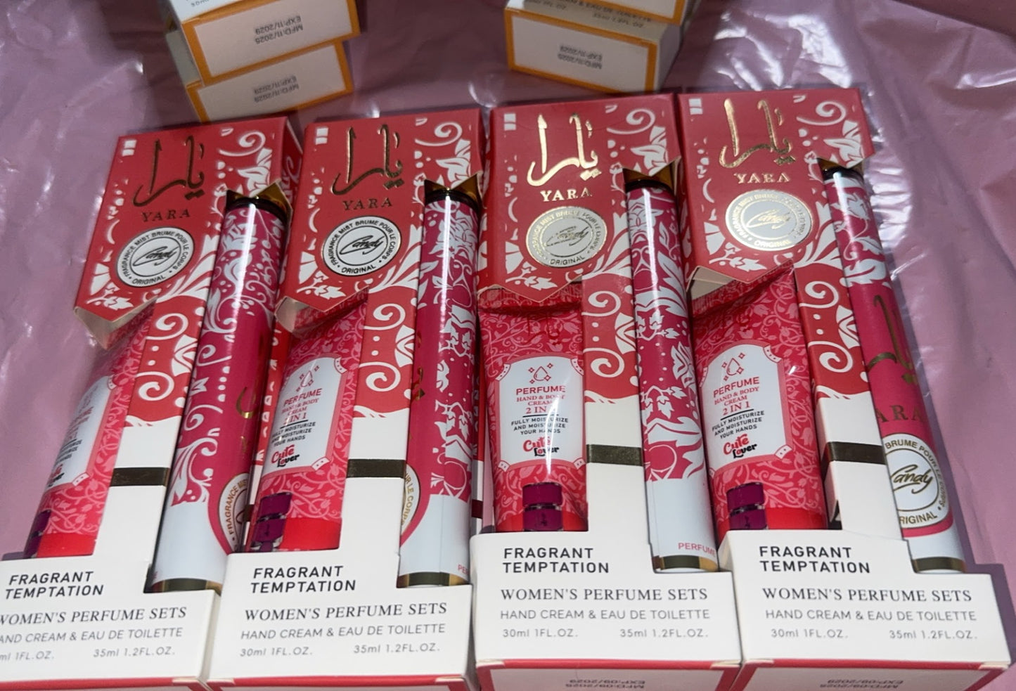Travel fragrance set