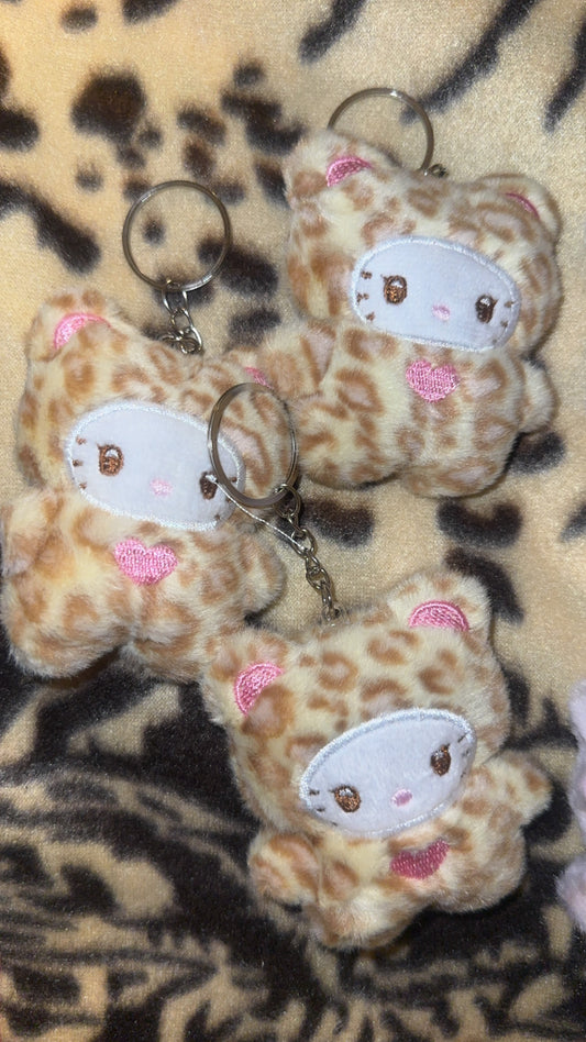Fuzzy keychain