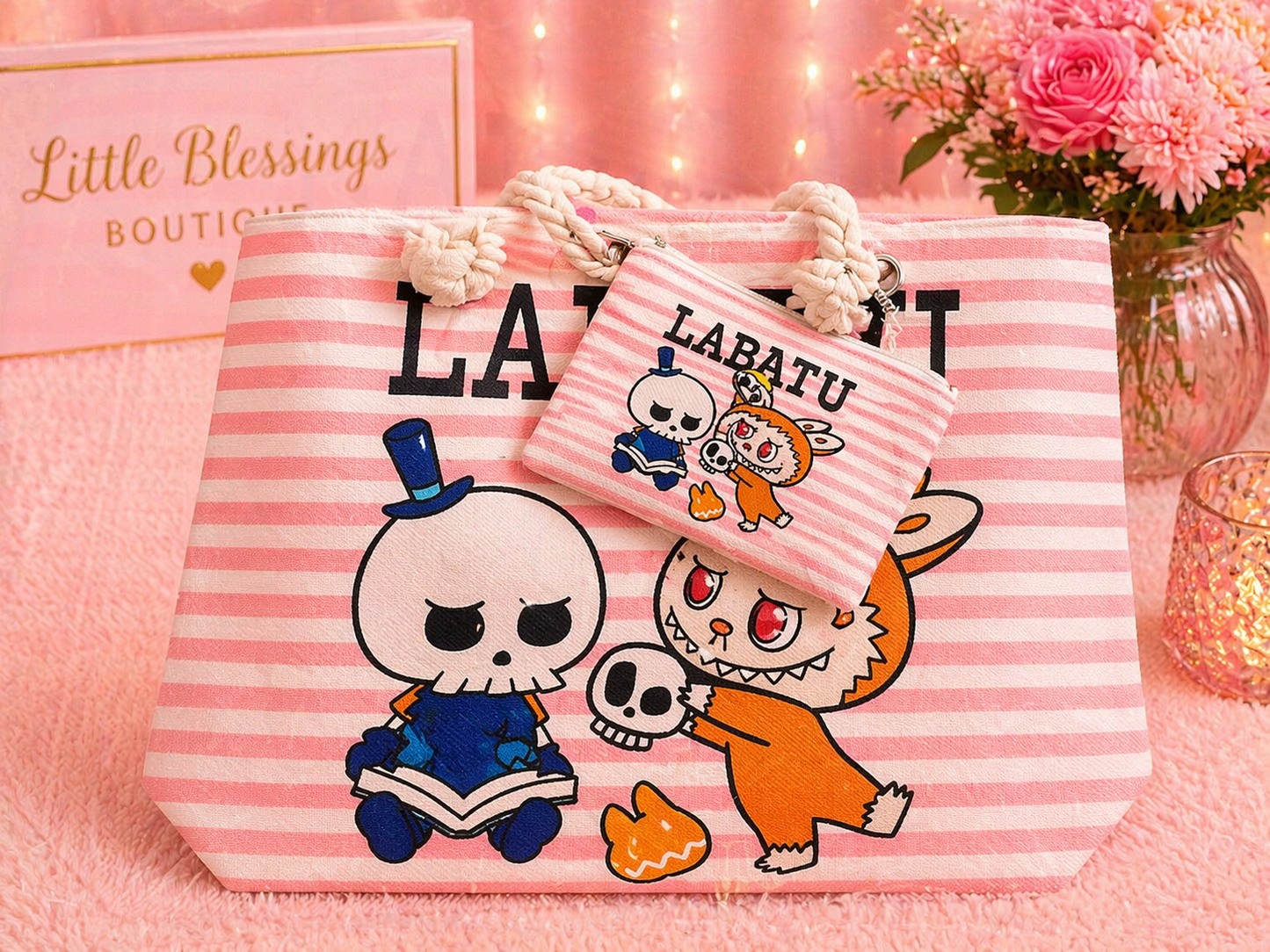 Labubu Reusable bags bulk