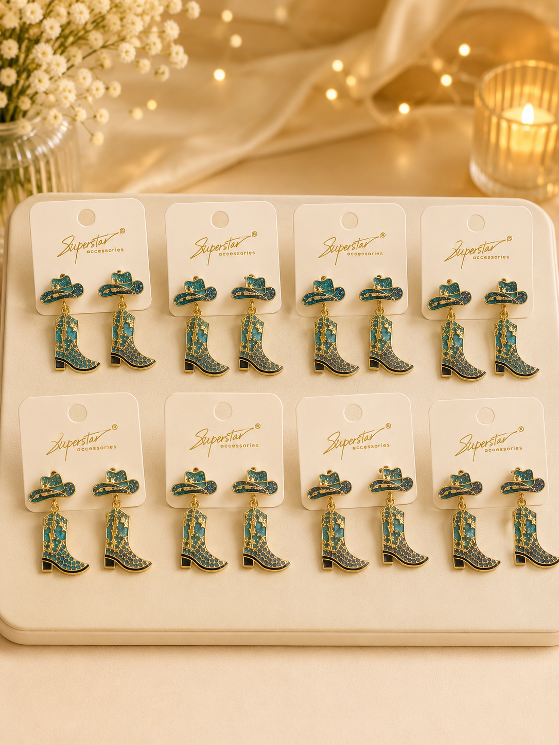 Boot Earrings