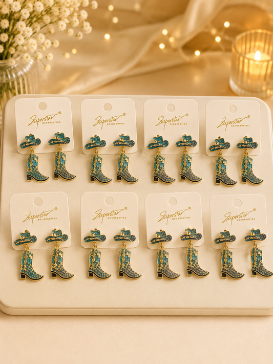 Boot Earrings
