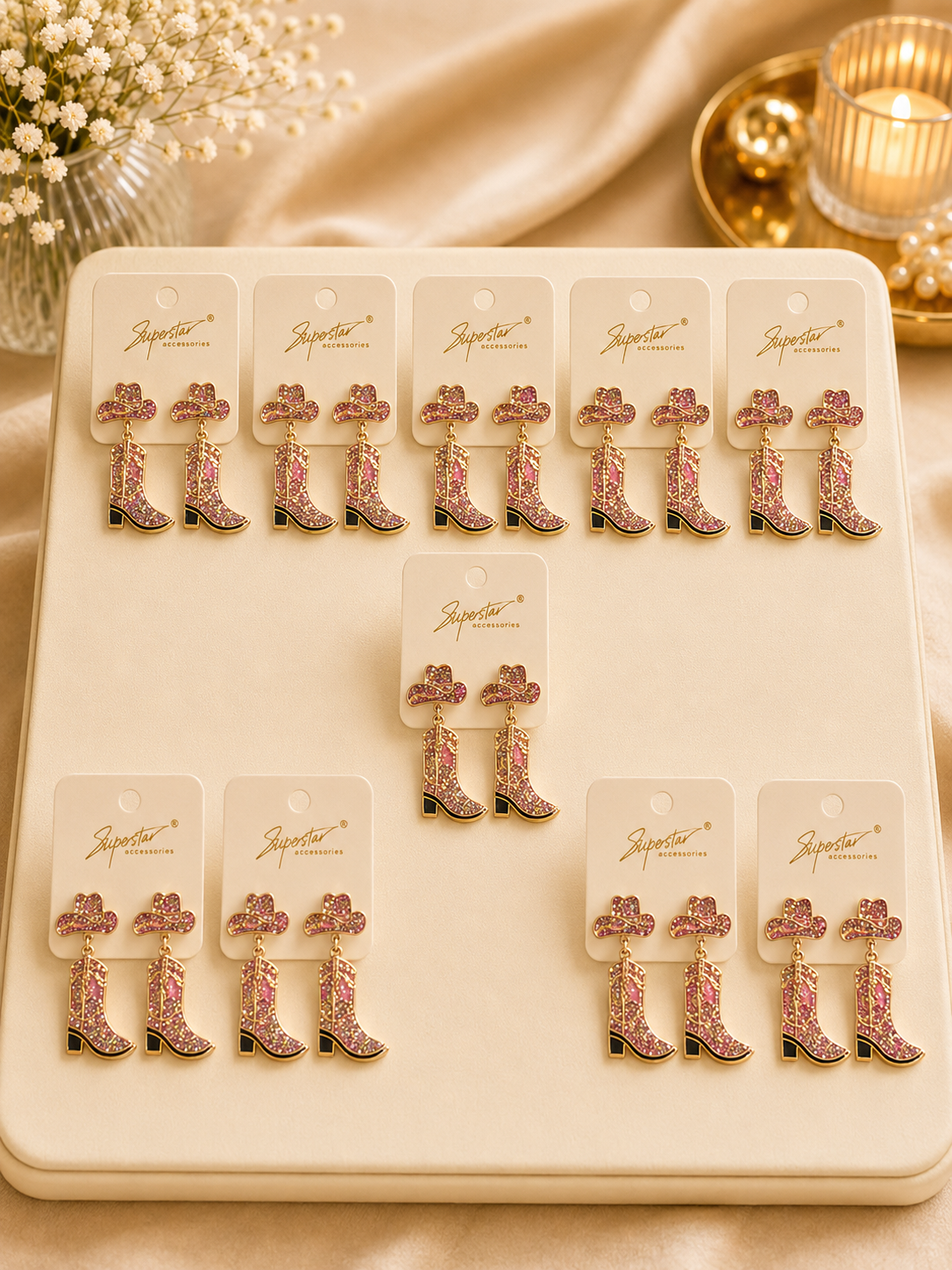Boot Earrings