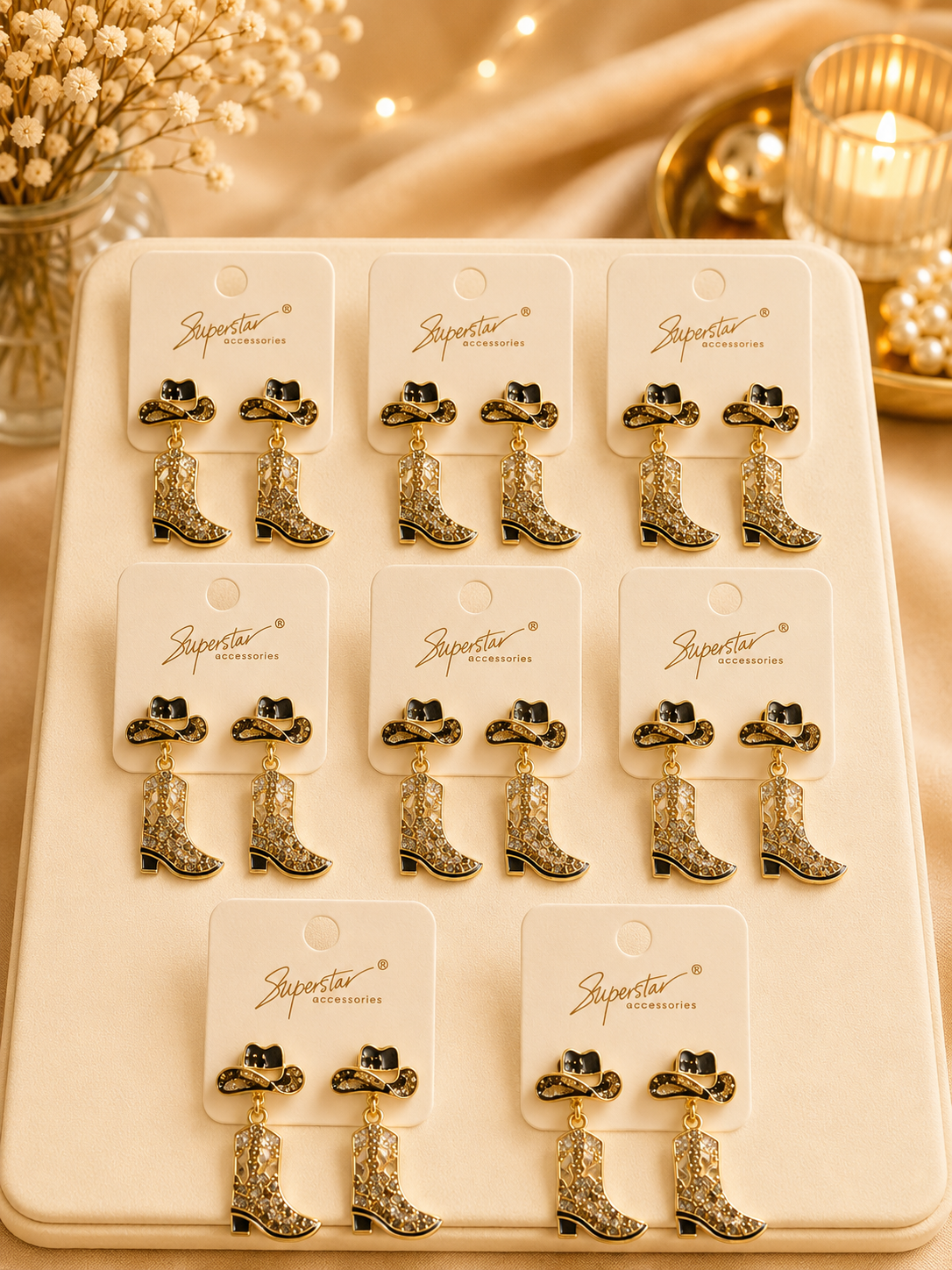 Boot Earrings