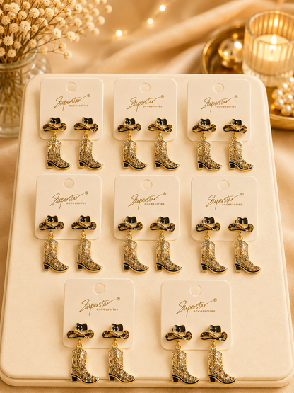 Boot Earrings