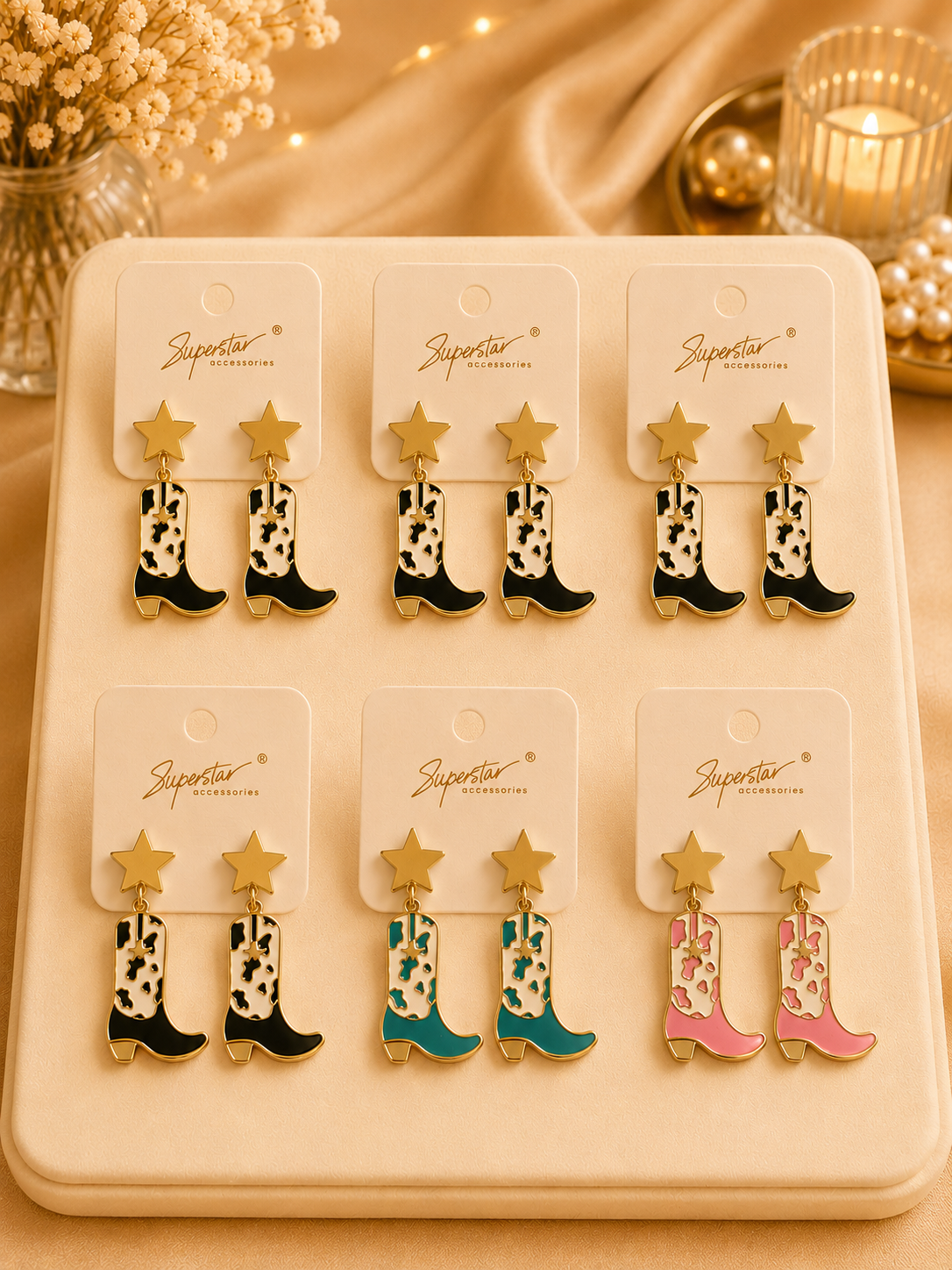Boot Earrings