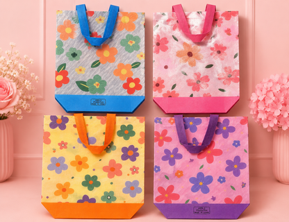 Flowered Reusable bag