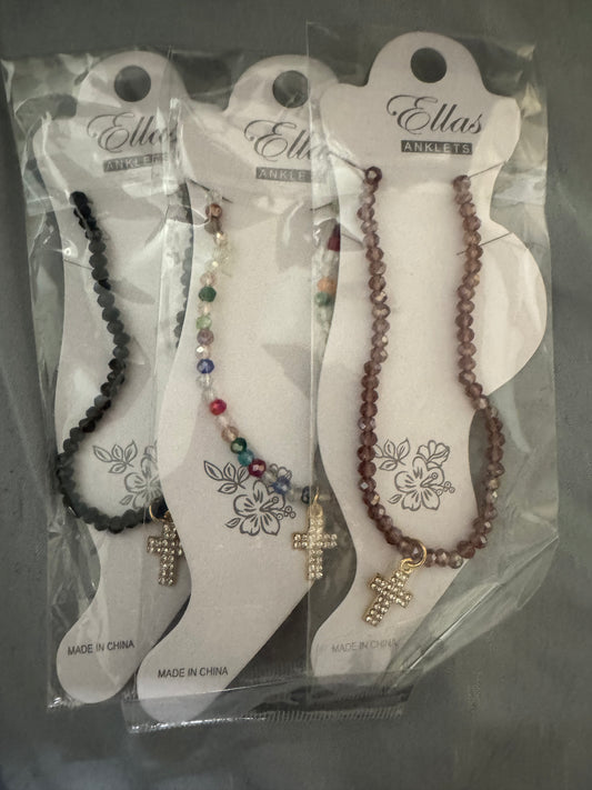 Cross Anklet