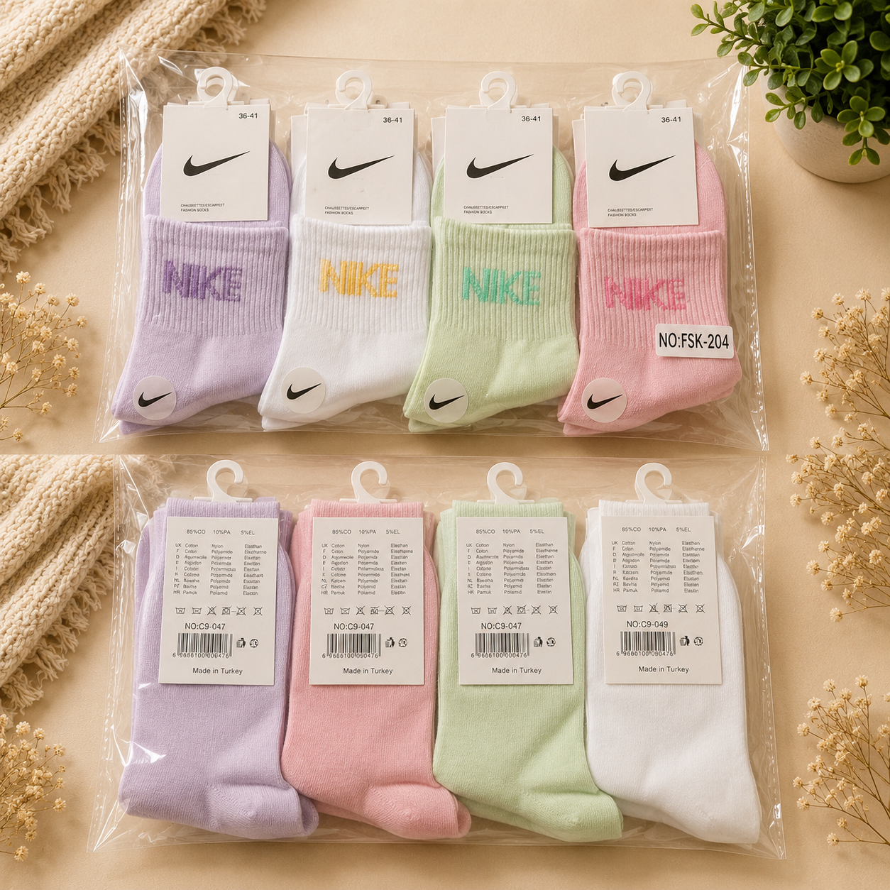 N women long socks