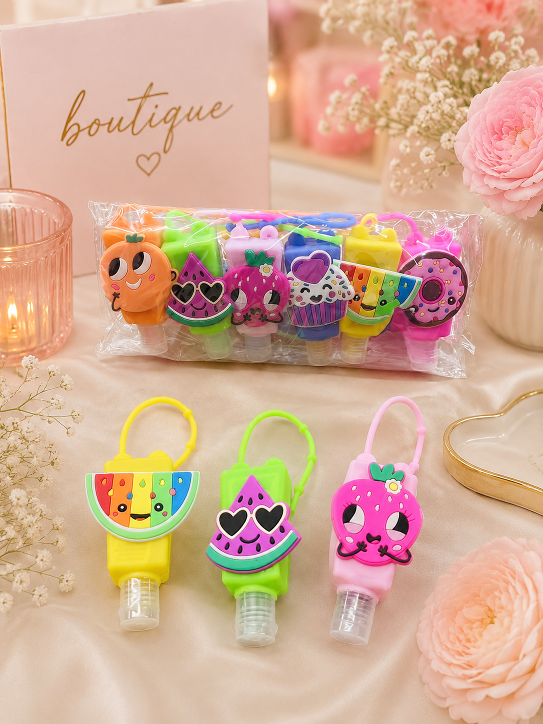 Hand Sanitizer with Cute Fruit