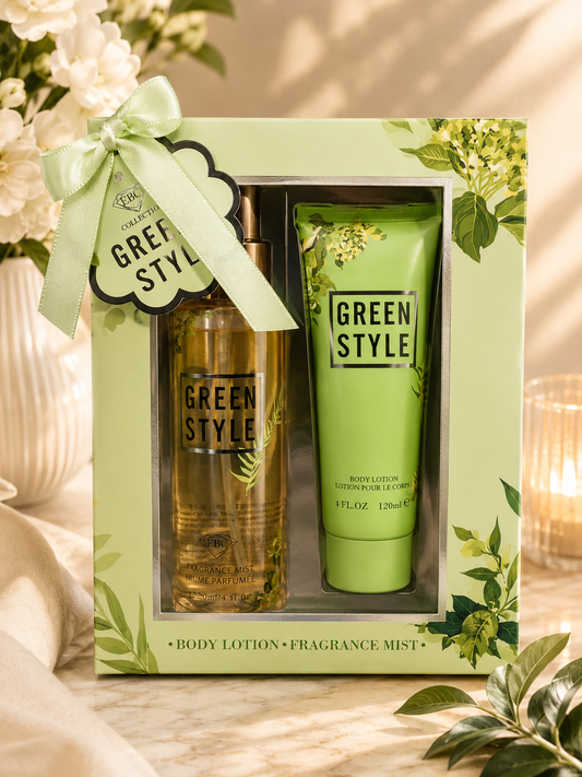 Green Style Fragrance Mist & Body Lotion Gift Set