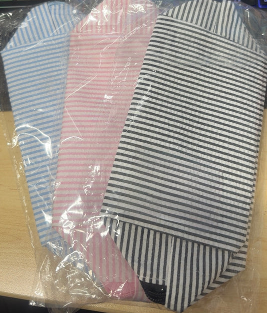 Travel size Striped Bags