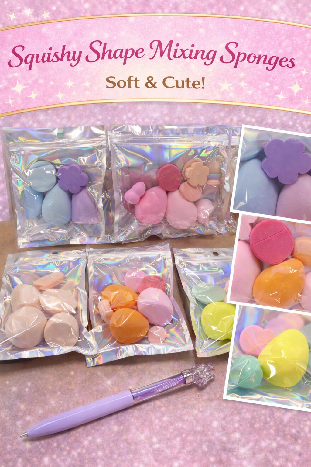 Sponge Set in a bag Beauty blenders