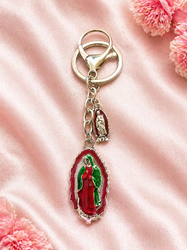 Our Lady of Guadalupe Keychain Charm