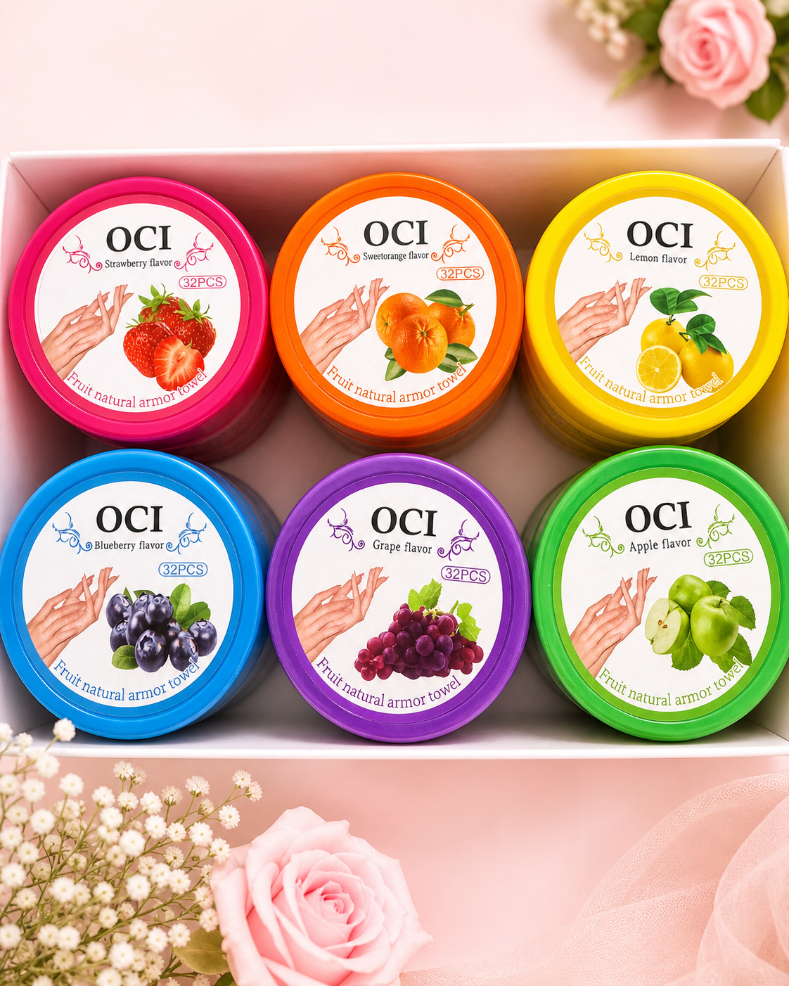 Nail polish remover pads