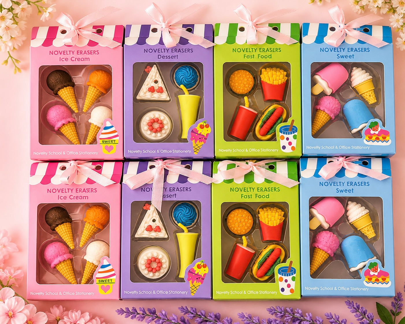 Novelty Erasers Pack